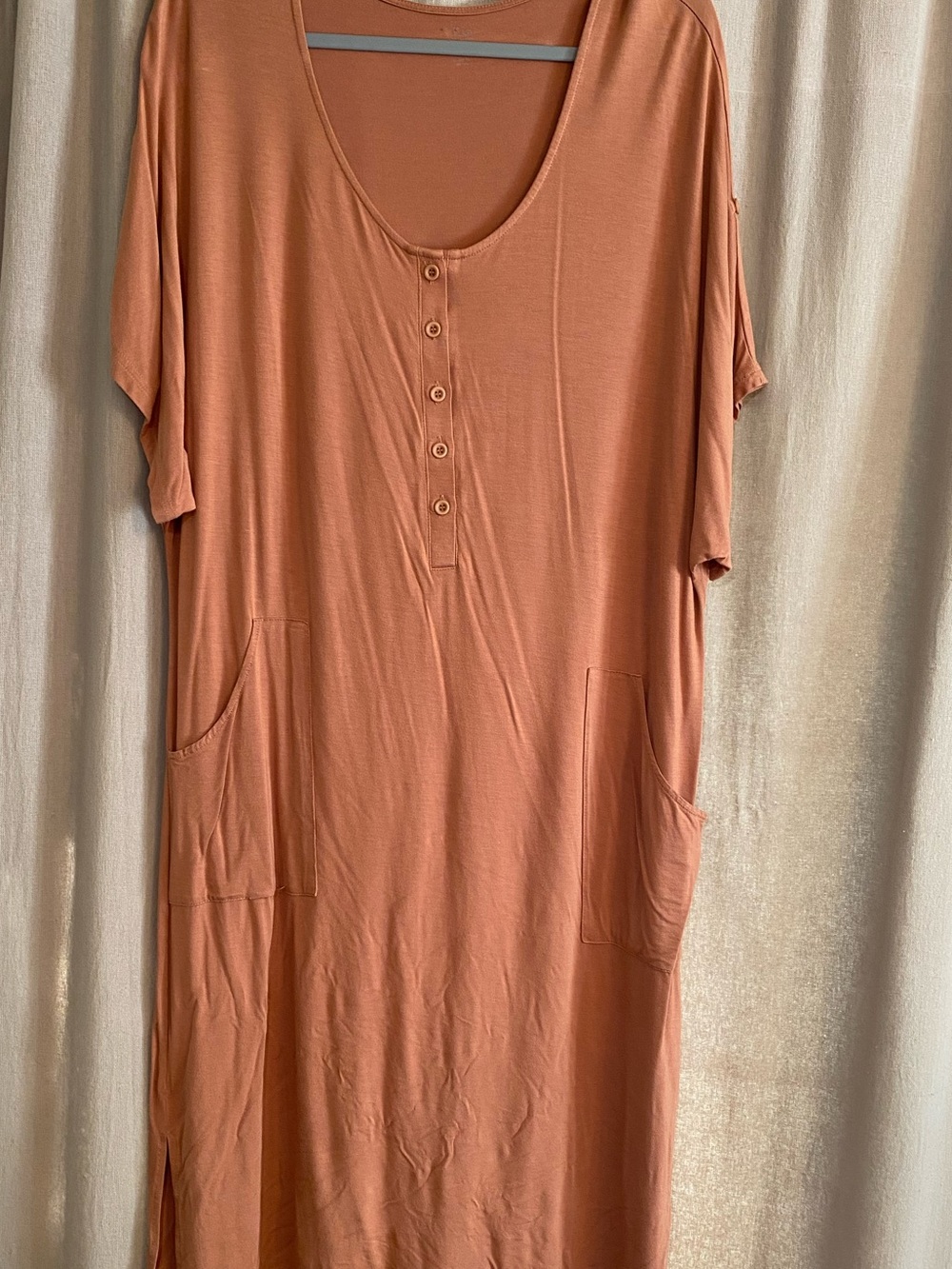 Kyte BABY bamboo lounge maxi dress in “Spice”, S - Picture 4 of 6